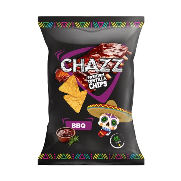 CHAZZ Premium Tortilla Chips BBQ  - Tortilla Gusto Barbecue 100gr