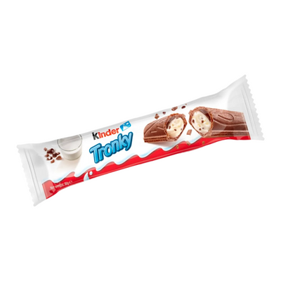 KINDER Tronky - Wafer con crema al latte e pezzi di biscotto