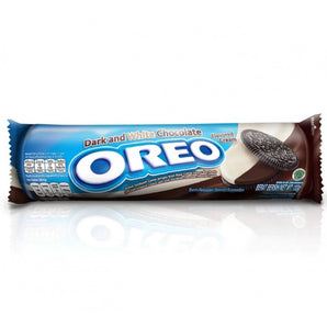 OREO Dark and White Chocolate 119.6gr - Biscotti con ripieno di crema al gusto di cioccolato fondente e cioccolato bianco