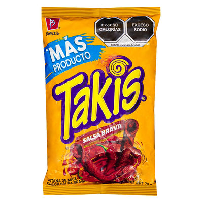 Takis Salsa Brava 70gr - Tortillas al gusto di salsa brava