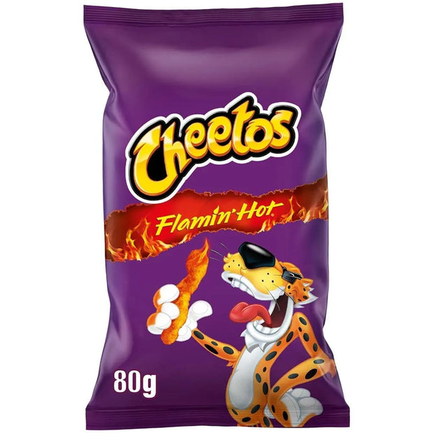 CHEETOS Flamin' Hot 80gr - Patatine Al Formaggio Piccanti