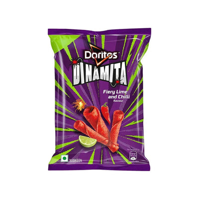 DORITOS Dinamita Fiery Lime and Chilli 48gr - Patatine piccanti gusto lime e peperoncino