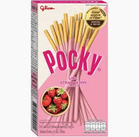 Pocky Strawberry  - bastoncini ricoperti di cioccolato e pezzetti di Fragola