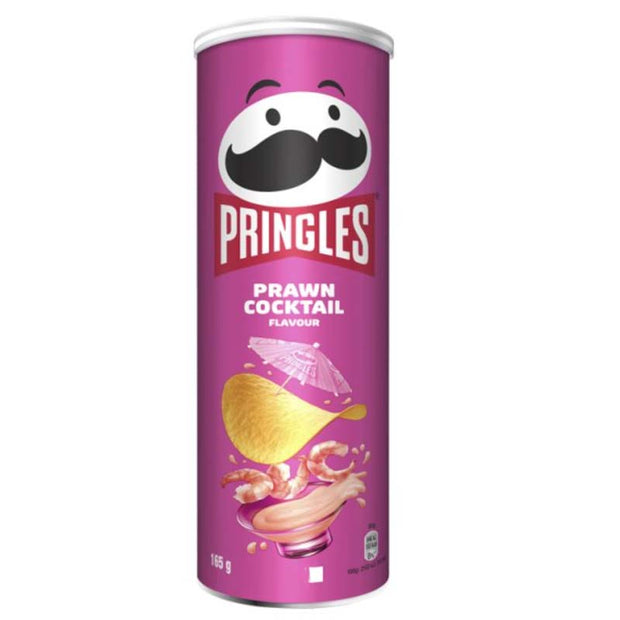 PRINGLES PRAWN COCKTAIL 165g - patatine al gusto cocktail di gamberi